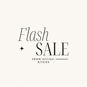 Flash Sale All Reasonable offers accepted